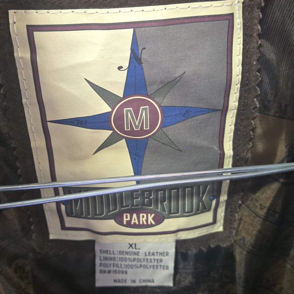 Vintage middlebroon Suede Bomber Jacket - Brown - Picture 2 of 12